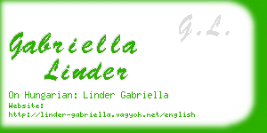 gabriella linder business card